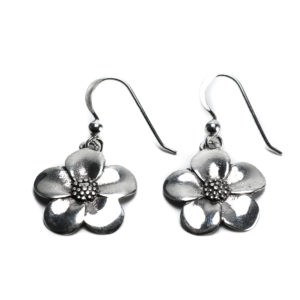 Ohrringe aus Silber „Blumen“